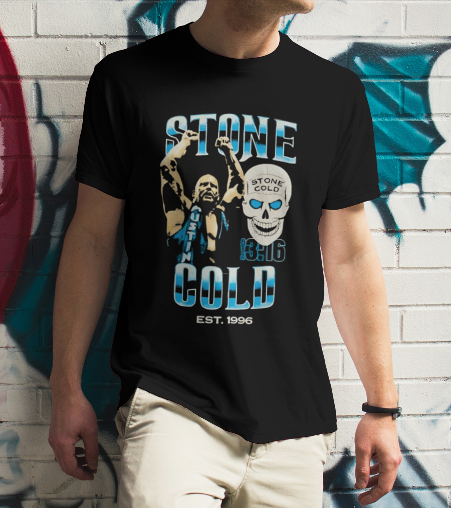 Stone Cold Steve Austin 3 16 Skull Est 1996 T-Shirt