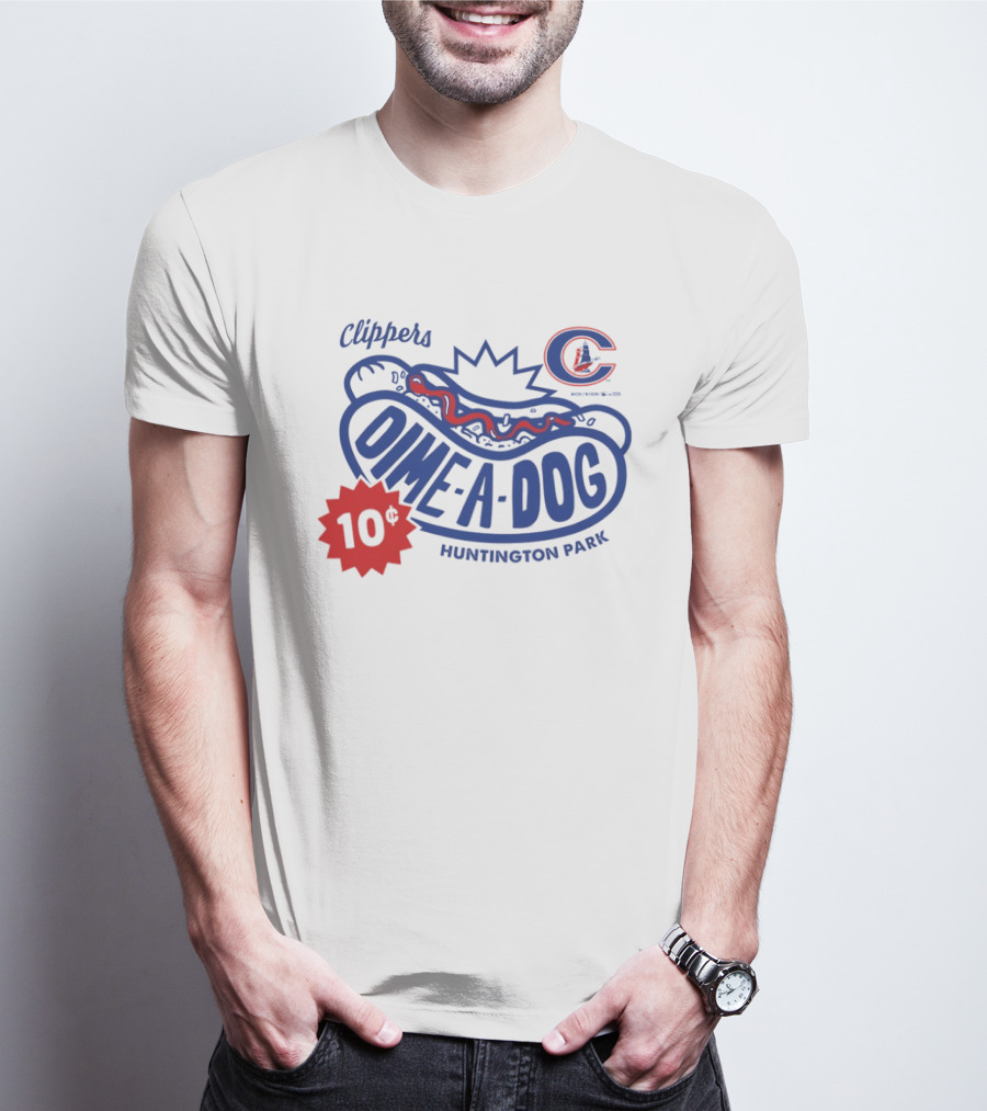 Clippers Dime A Dog 10¢ Huntington Park T-Shirt