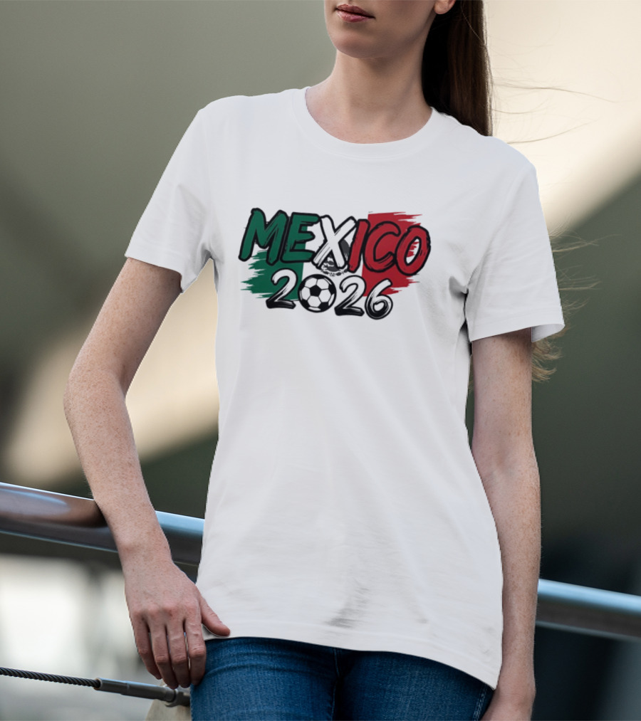 Mexico 2026 Soccer Fan Celebration National Team T-Shirt
