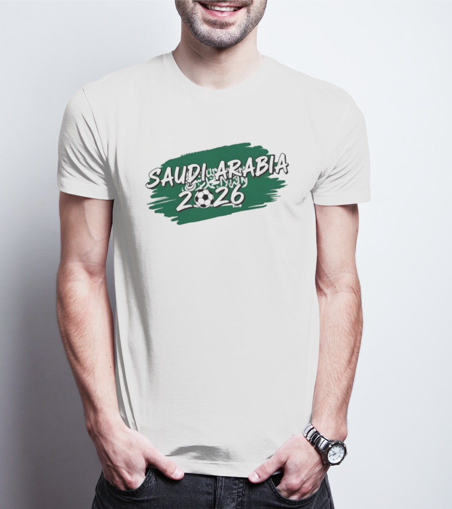 Saudi Arabia 2026 Soccerball T-Shirt