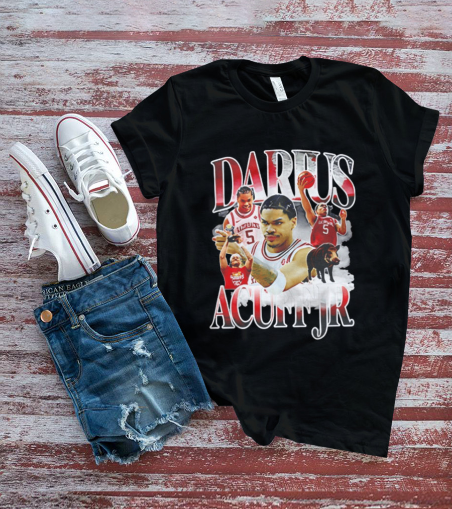 Darus Acuff Jr Arkansas Razorbacks Basketball Player Highlights T-Shirt