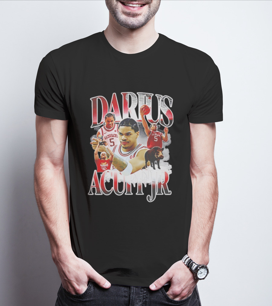 Darus Acuff Jr Arkansas Razorbacks Basketball Player Highlights T-Shirt