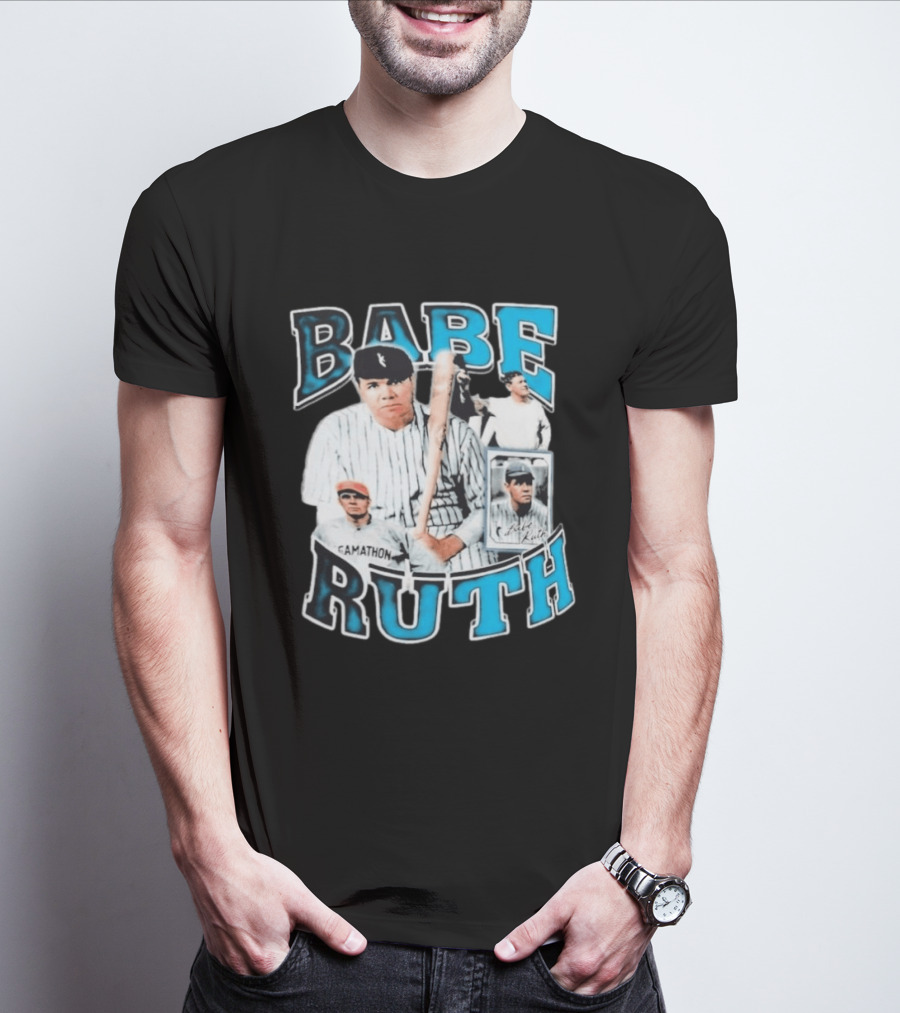 Babe Ruth New York Yankees Iconic Baseball Legend T-Shirt