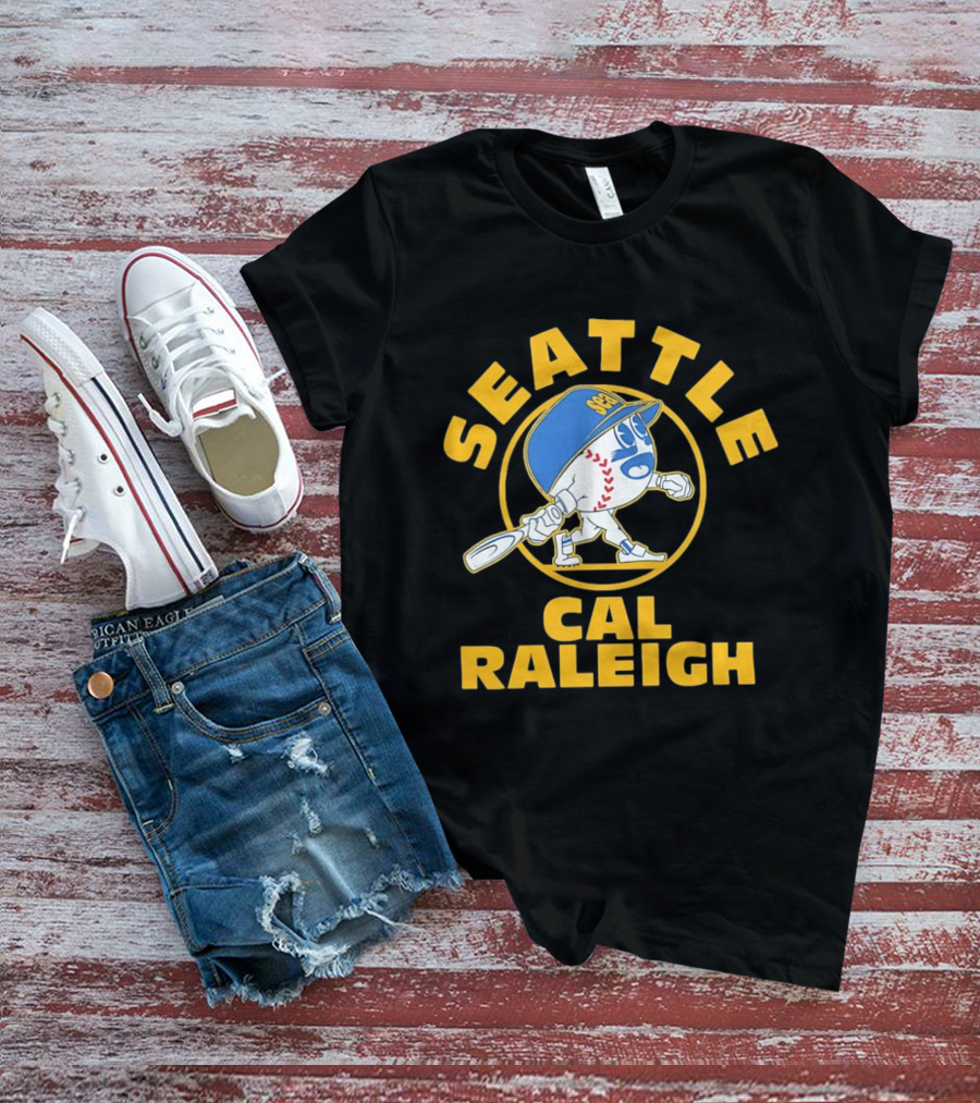 Seattle Mariners Cal Raleigh Baseball T-Shirt