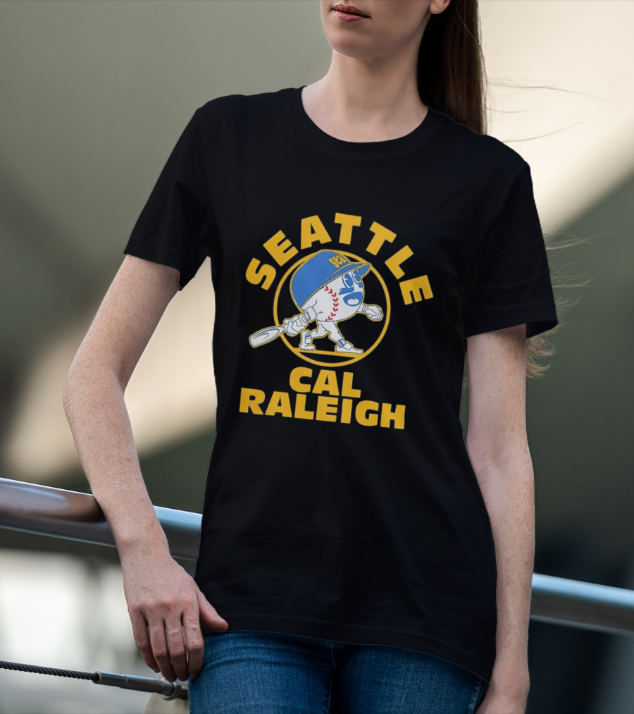 Seattle Mariners Cal Raleigh Baseball T-Shirt