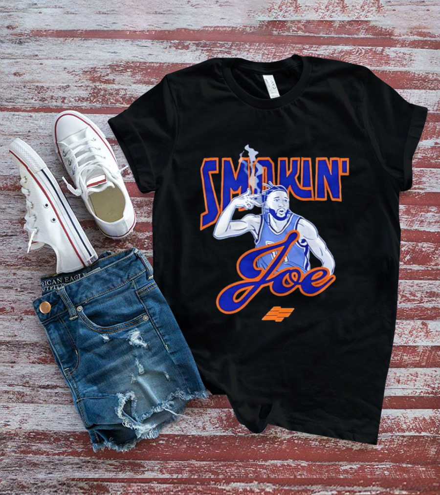 Smokin' Joe Basketball Iconic Athlete Smoke Gesture T-Shirt