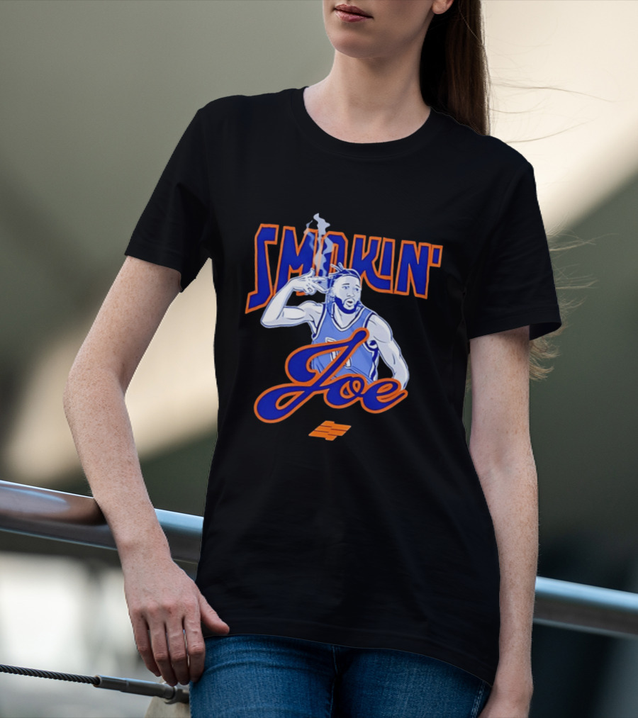 Smokin' Joe Basketball Iconic Athlete Smoke Gesture T-Shirt