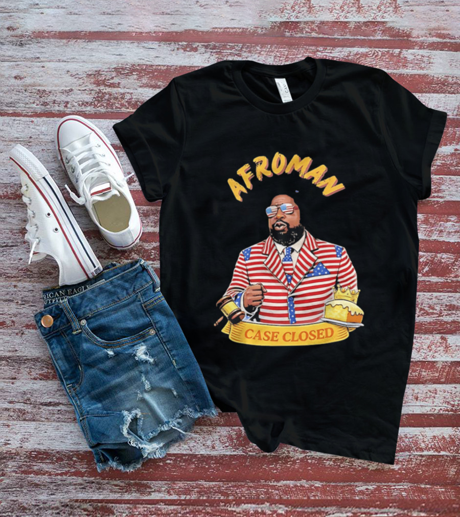 Afroman Case Closed Patriotic Suit Lemon Pound Cake Free Speech T-Shirt
