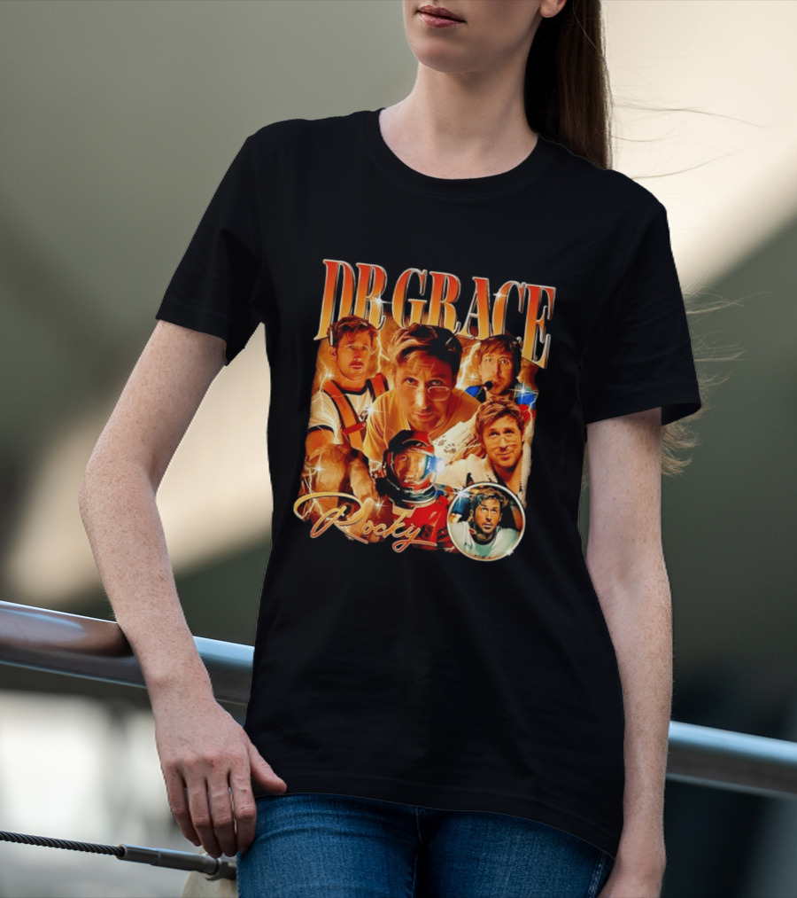 Dr Grace Rocky Ryan Gosling Space Adventure T-Shirt