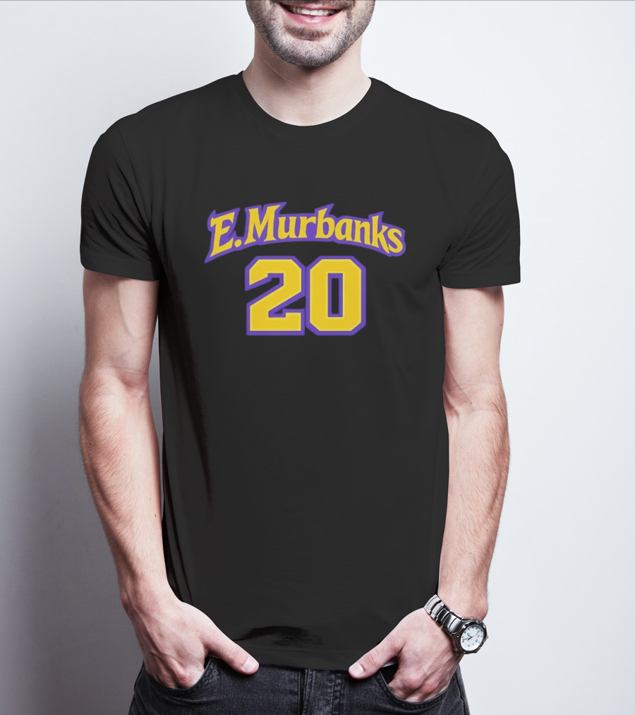 E Murbanks 20 Purple And Gold T-Shirt
