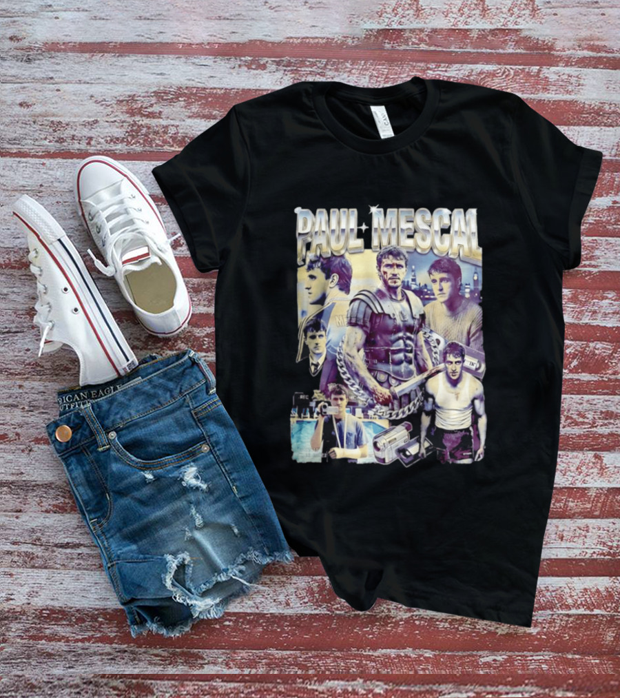 Paul Mescal Gladiator Aftersun Actor Film T-Shirt