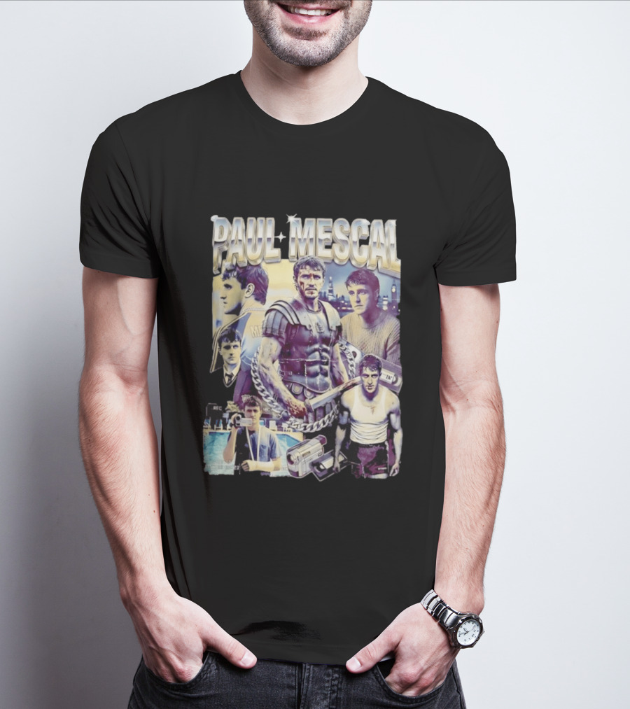 Paul Mescal Gladiator Aftersun Actor Film T-Shirt