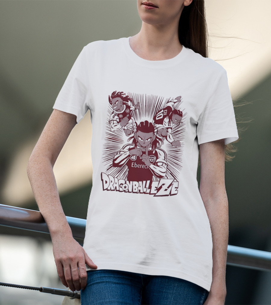 Dragon Ball Z Eberechi Eze Arsenal Player Fusion T-Shirt