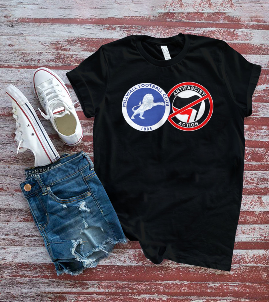 Millwall Football Club 1885 Anti Antifascist Action T-Shirt