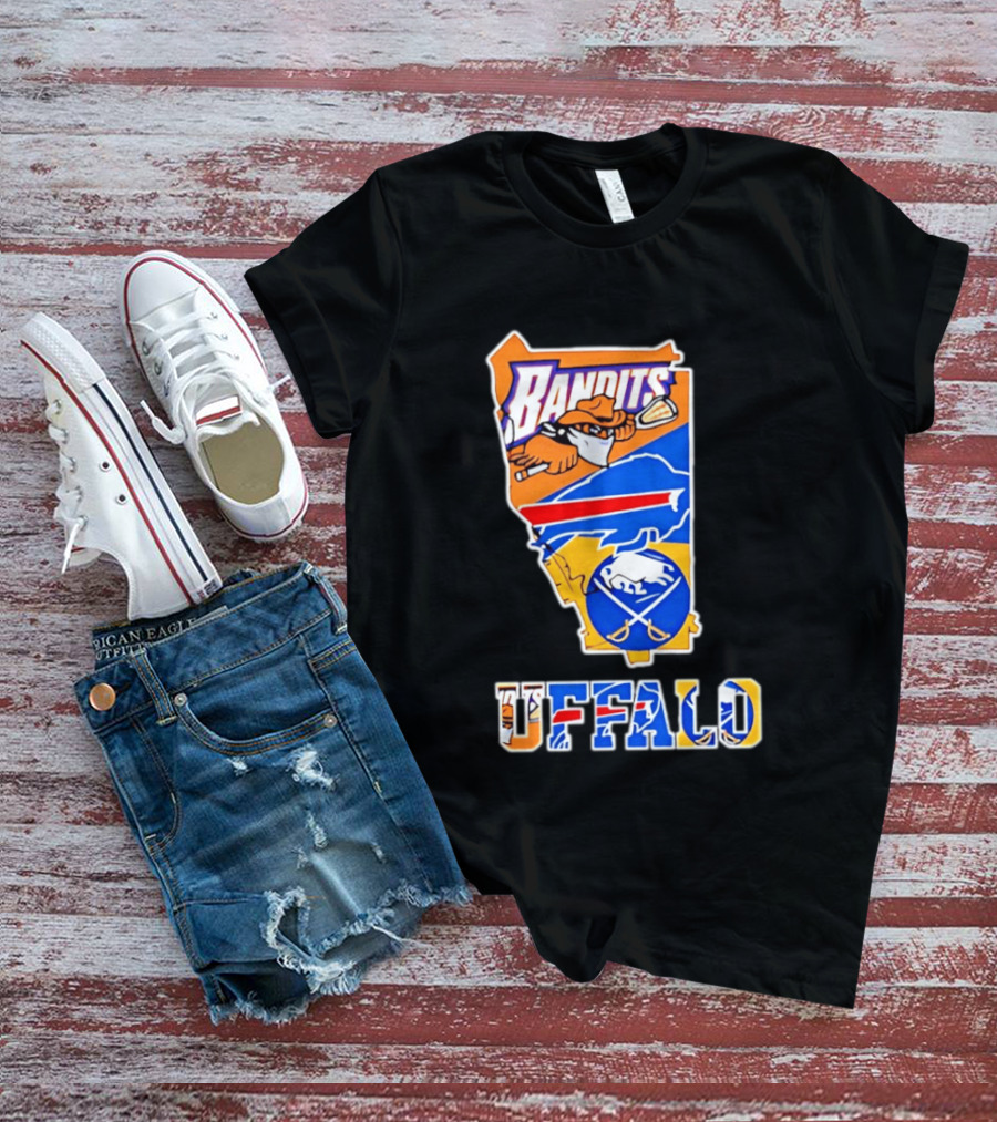 Buffalo Bandits Bills Sabres Sports Teams State T-Shirt