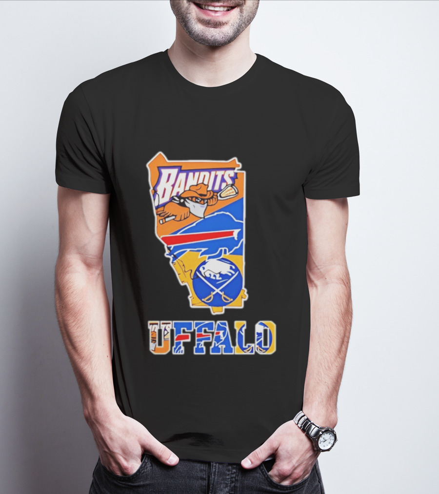 Buffalo Bandits Bills Sabres Sports Teams State T-Shirt