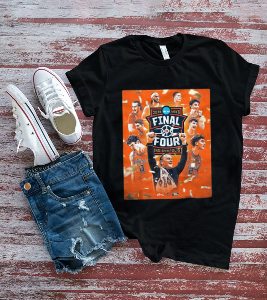 Illinois Fighting Illini 2026 Final Four Indianapolis Celebration T-Shirt