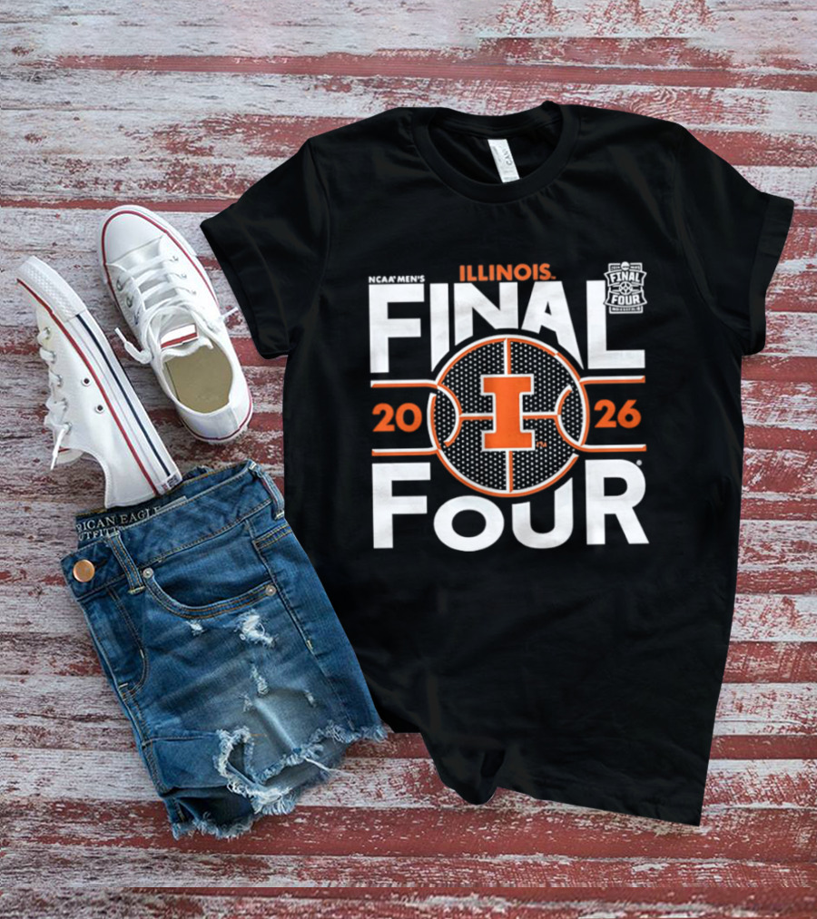 Illinois Fighting Illini NCAA Basketball 2026 Final Four Championship T-Shirt