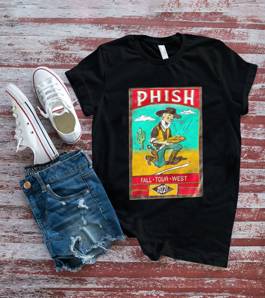Phish Fall Tour West 2021 Prospector Desert Scene T-Shirt