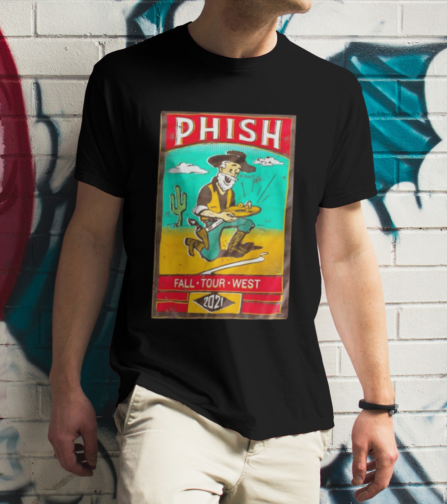 Phish Fall Tour West 2021 Prospector Desert Scene T-Shirt