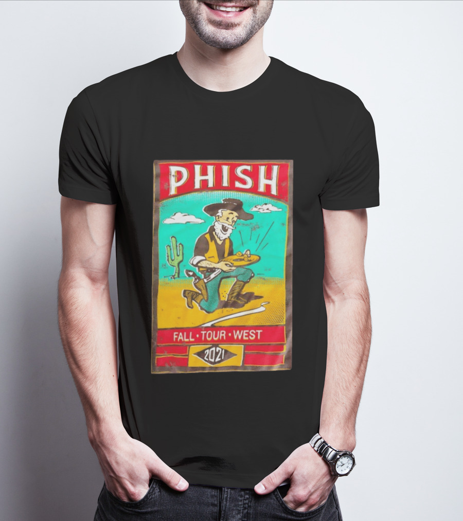 Phish Fall Tour West 2021 Prospector Desert Scene T-Shirt