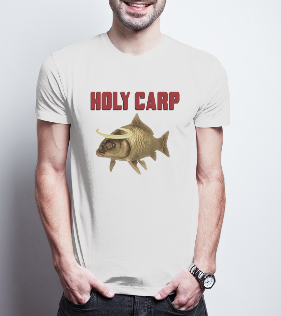 Holy Carp Fish With Halo T-Shirt