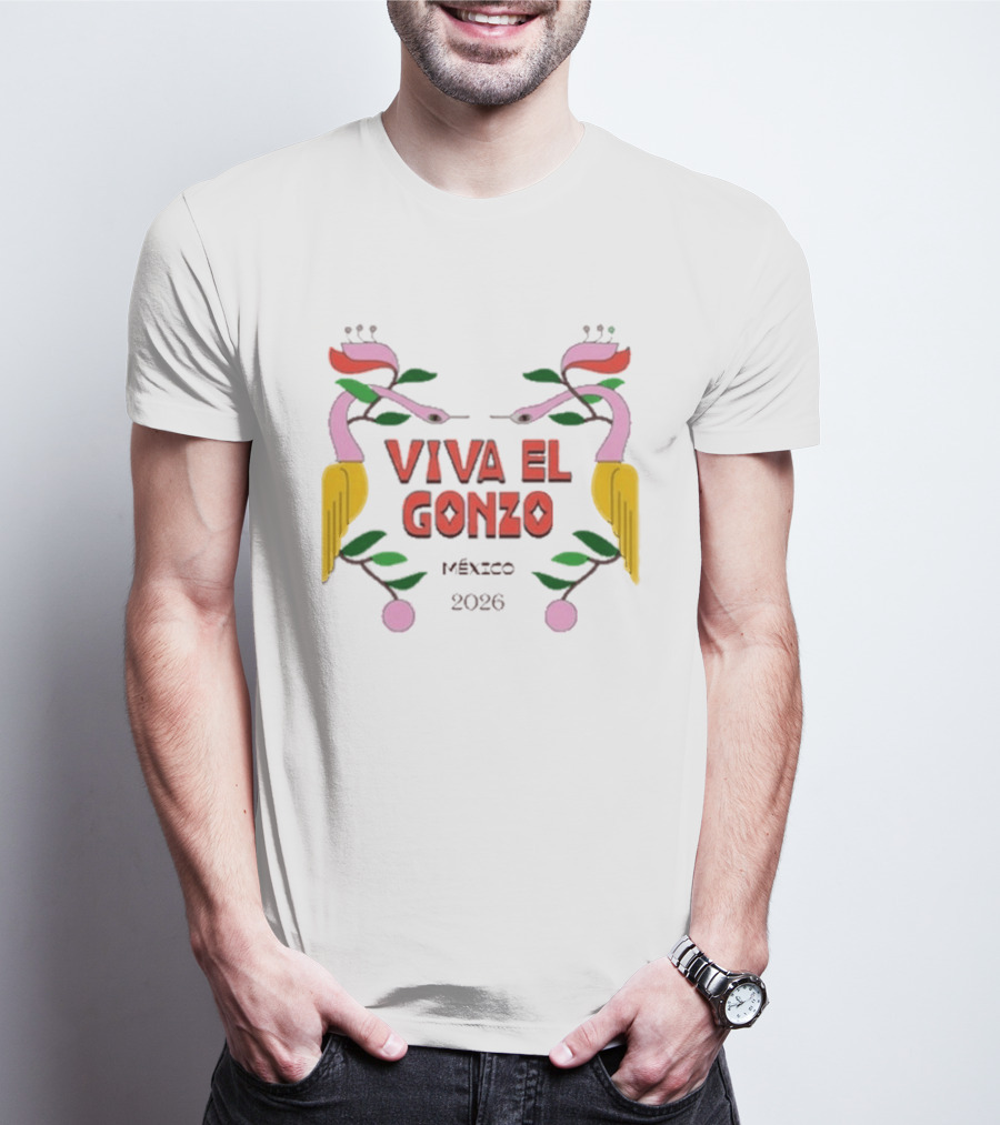 Viva El Gonzo México 2026 Golden Mangrove T-Shirt