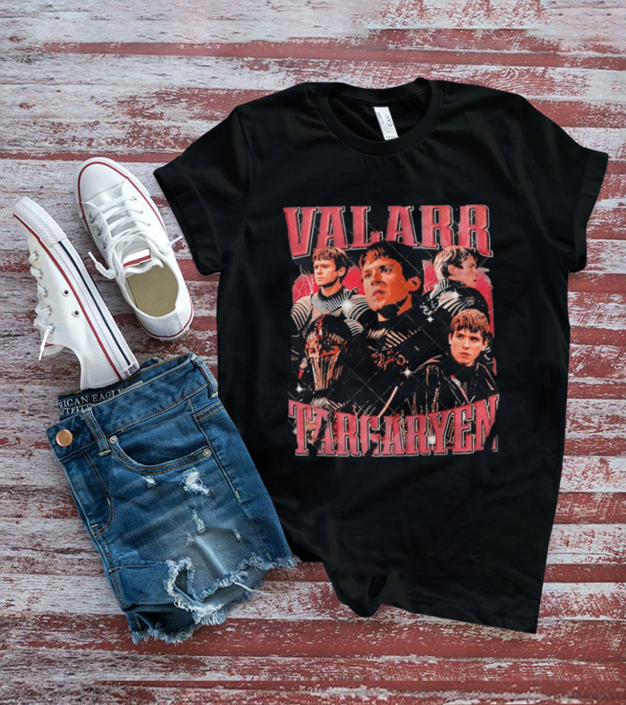 Valarr Targaryen Aegon Rightful Heir Fantasy Saga T-Shirt