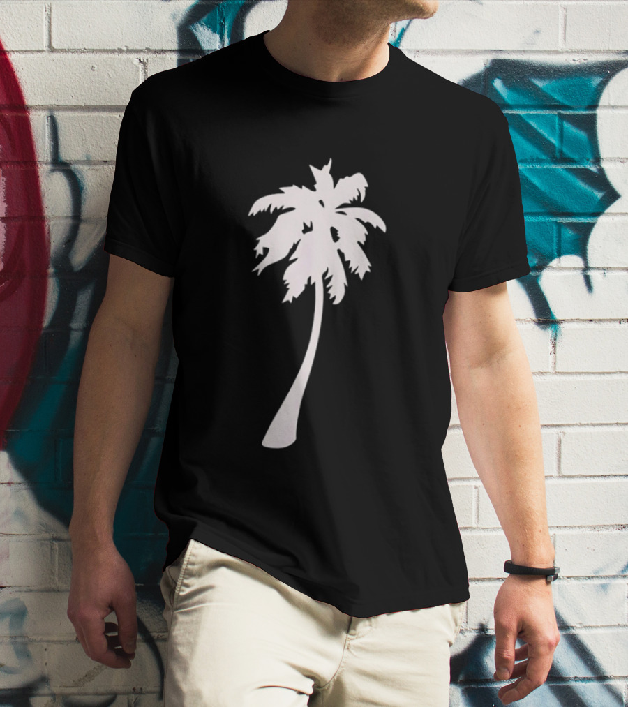 Palm Tree Tropical Sunset Summer Vibes T-Shirt