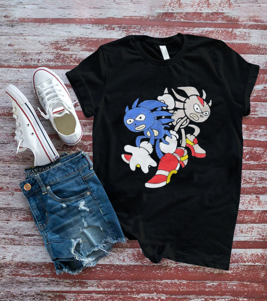 Sanic Coldsteel April Fools Meme Characters T-Shirt