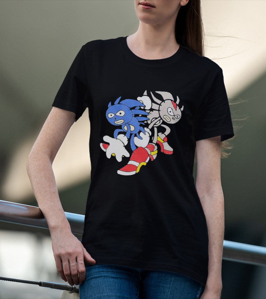 Sanic Coldsteel April Fools Meme Characters T-Shirt