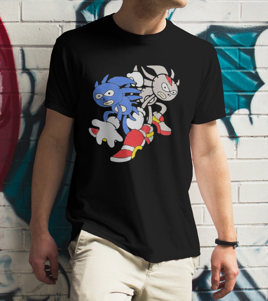 Sanic Coldsteel April Fools Meme Characters T-Shirt