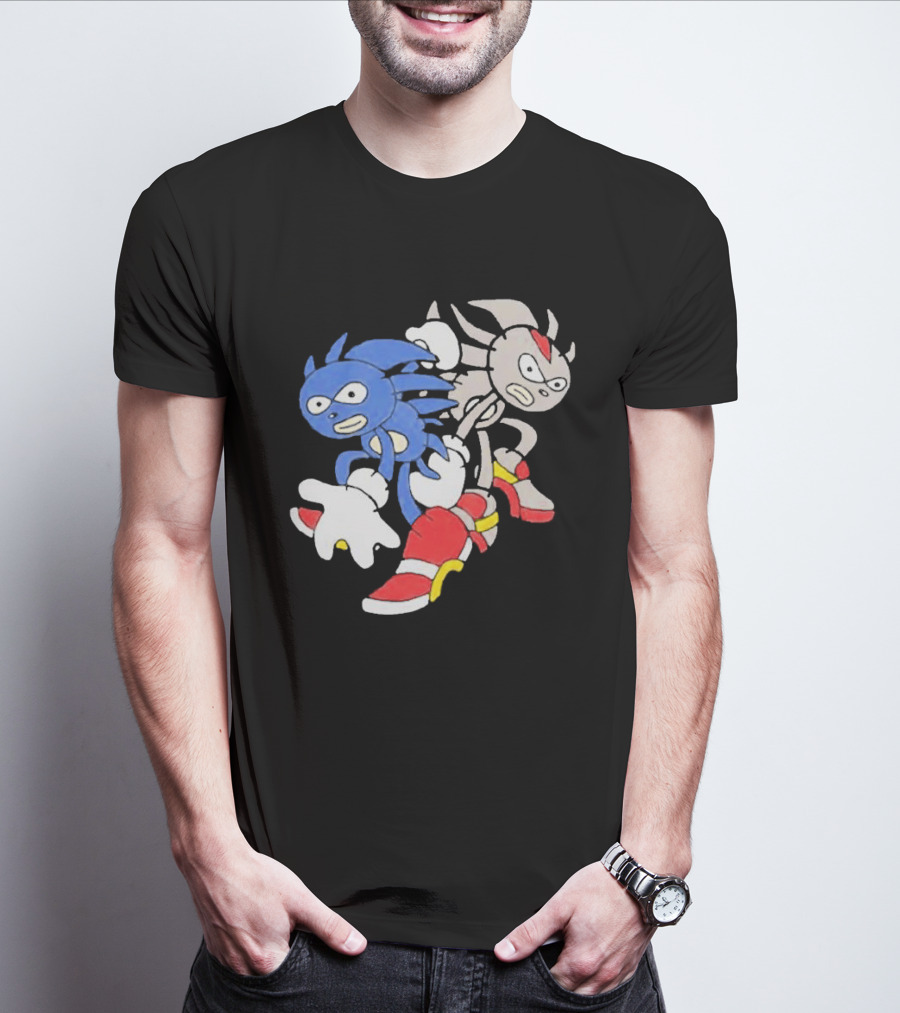 Sanic Coldsteel April Fools Meme Characters T-Shirt