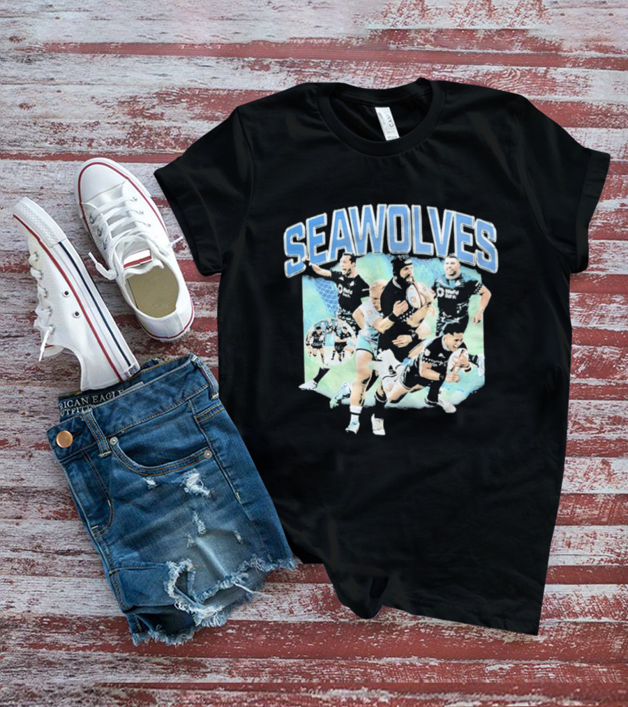 Seawolves Rugby Team Action Seattle Match Highlights T-Shirt
