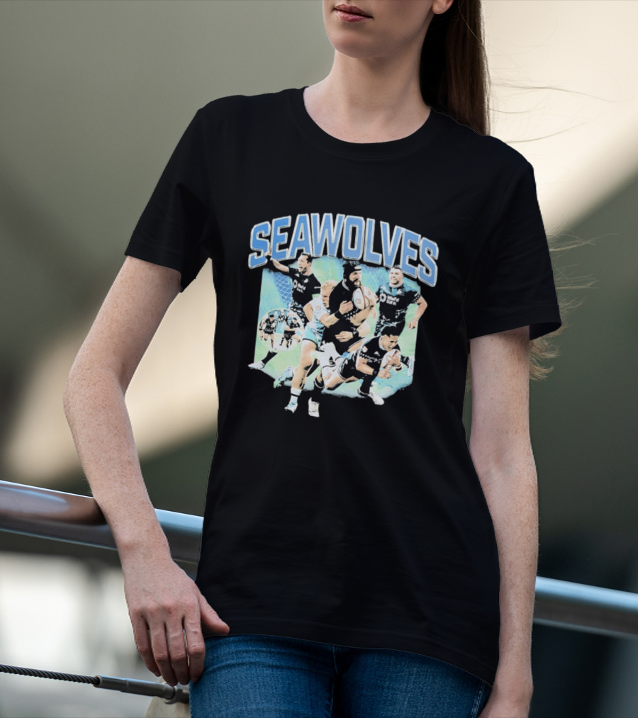 Seawolves Rugby Team Action Seattle Match Highlights T-Shirt