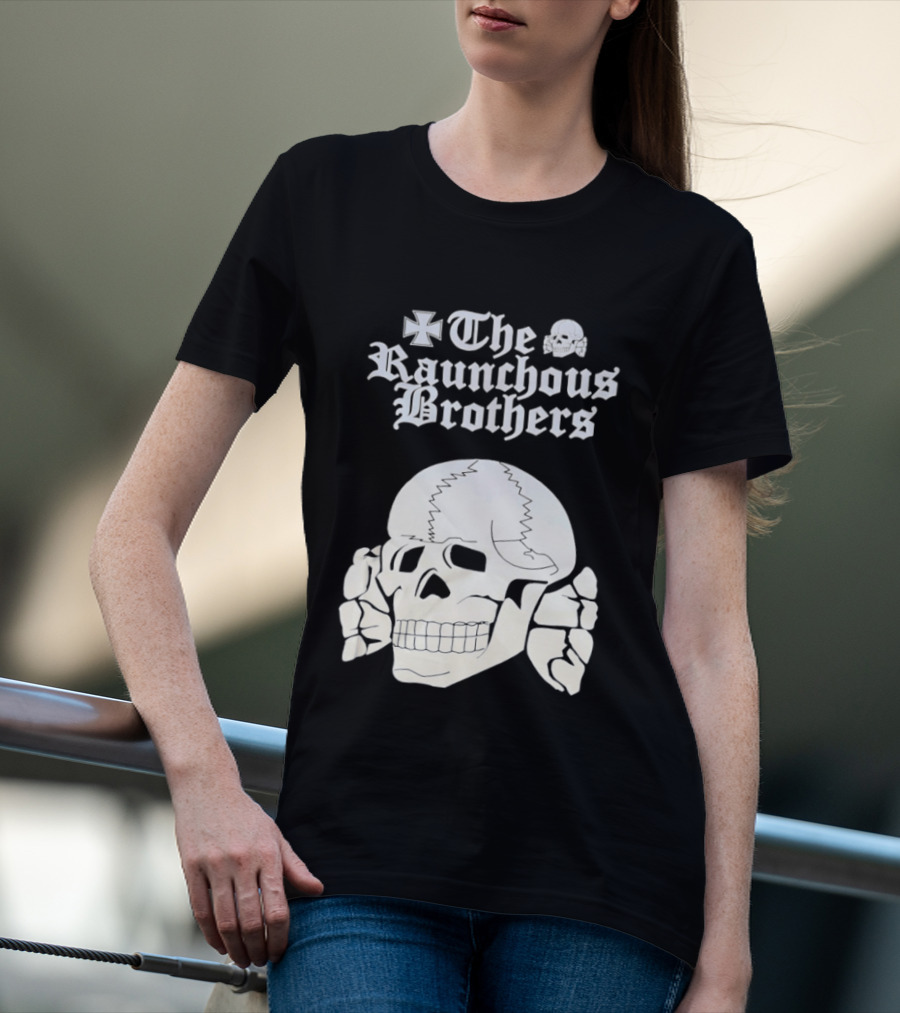 Skull The Raunchous Brothers Vintage Gothic T-Shirt