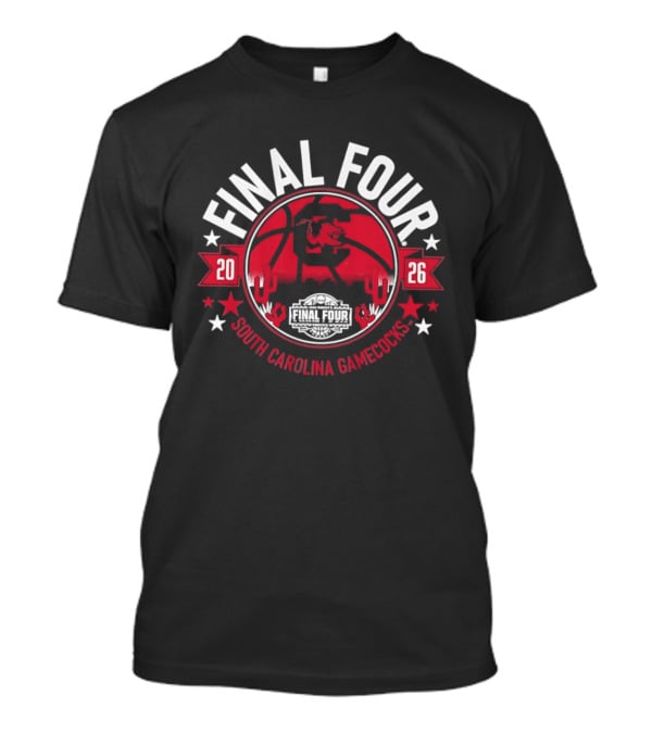 South Carolina Gamecocks Final Four 2026 Stylized T-Shirt