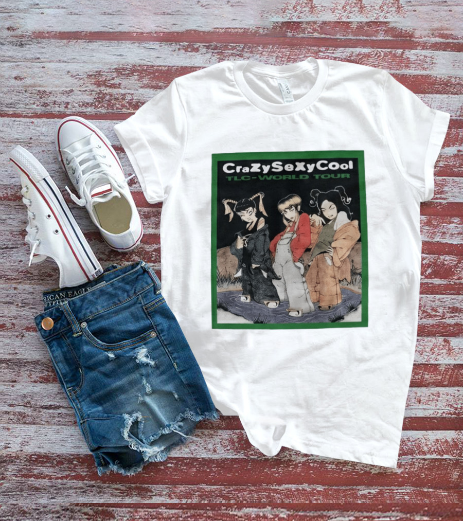 TLC CrazySexyCool World Tour 1995 T-Shirt