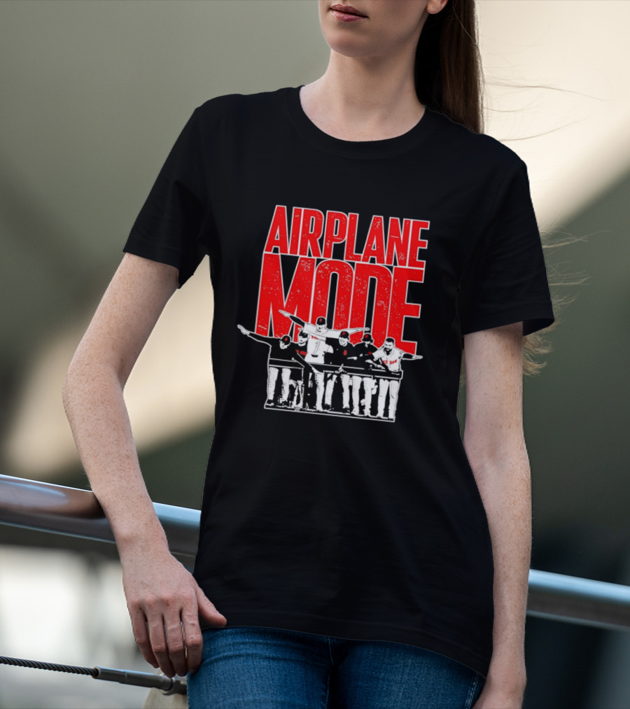 Boston Red Sox Airplane Mode Celebration T-Shirt