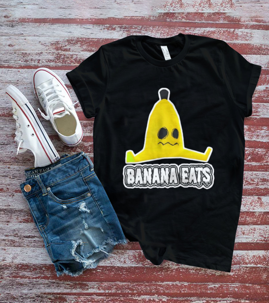 Banana Eats Game Inspired Funny Yellow T-Shirt
