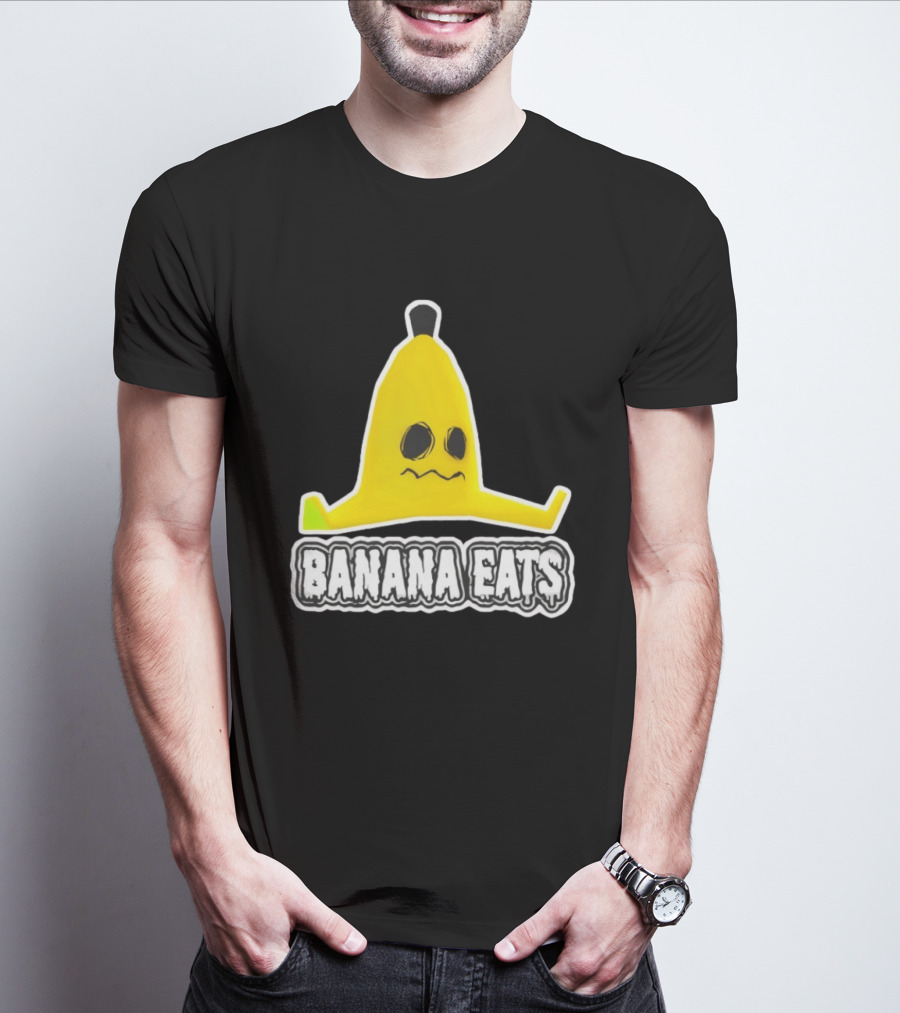 Banana Eats Game Inspired Funny Yellow T-Shirt