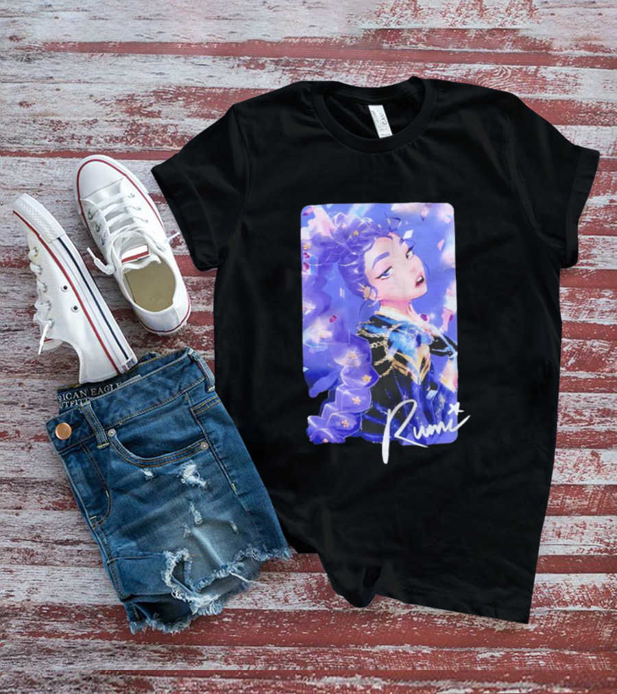 Rumi KPop Demon Hunters HUNTR X Anime T-Shirt