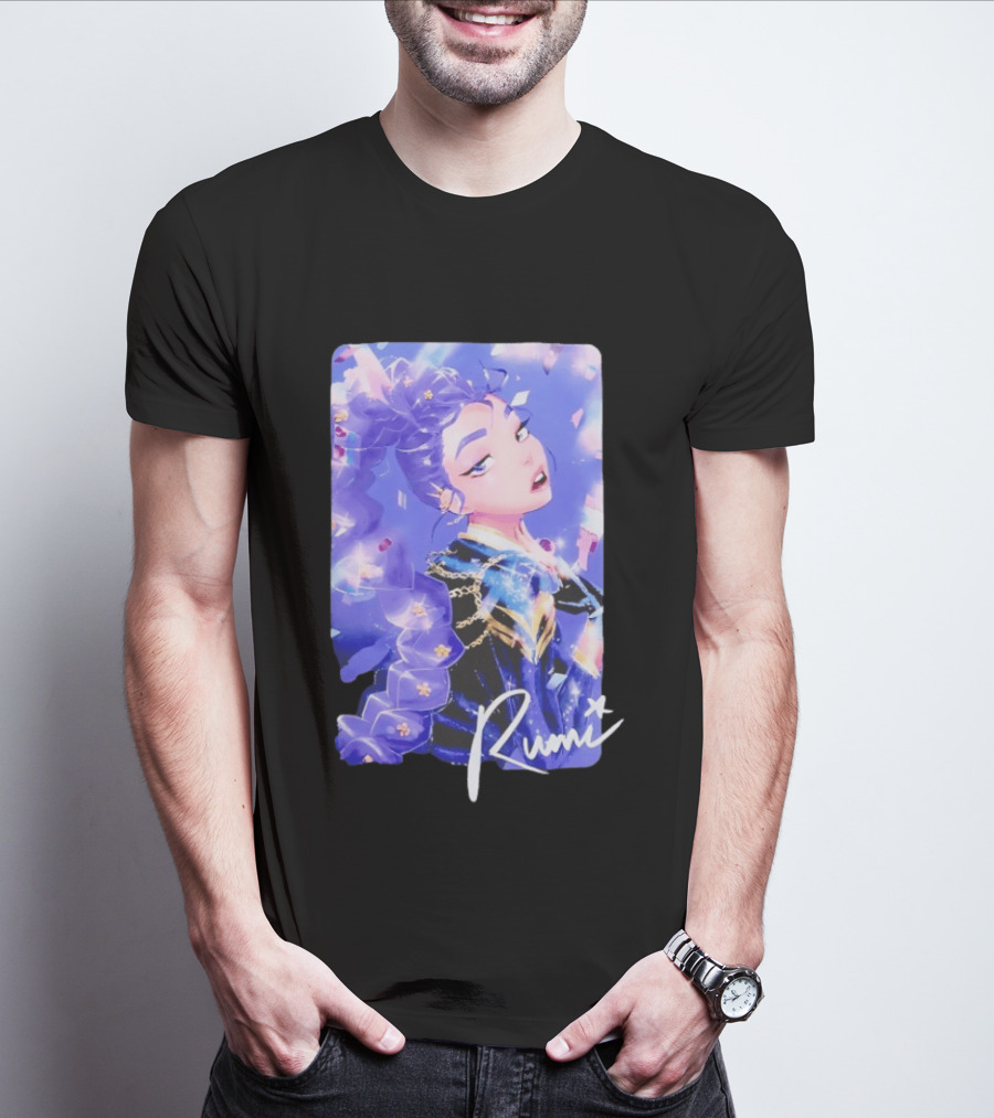 Rumi KPop Demon Hunters HUNTR X Anime T-Shirt
