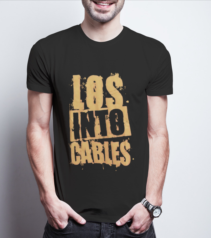 Los Into Cables Grunge T-Shirt