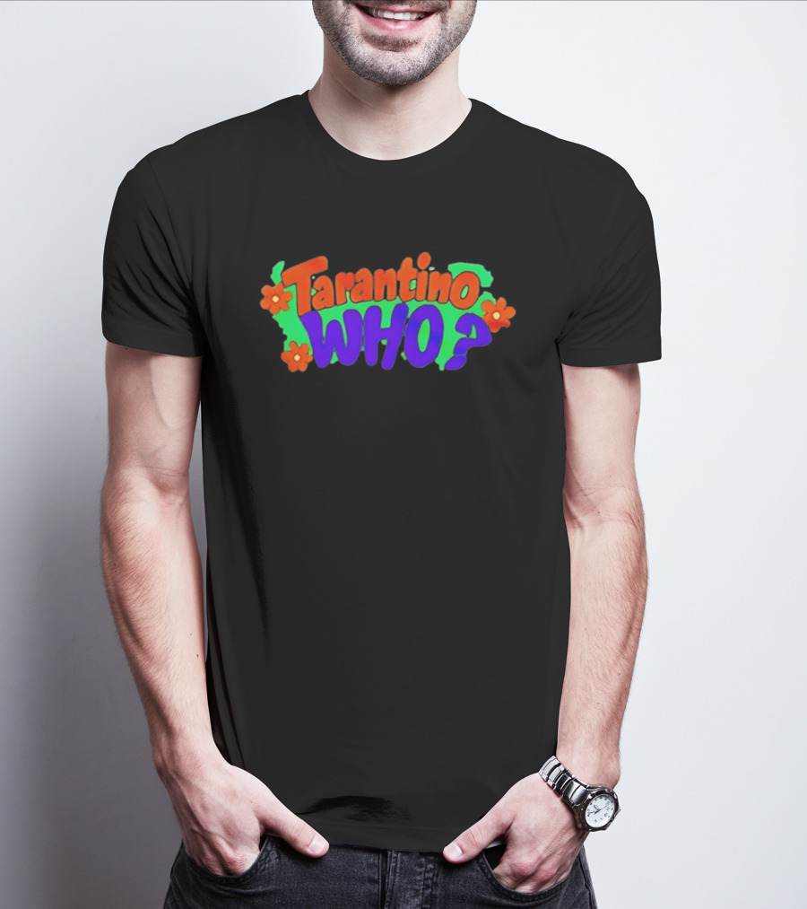 Tarantino Who Flower Pop T-Shirt