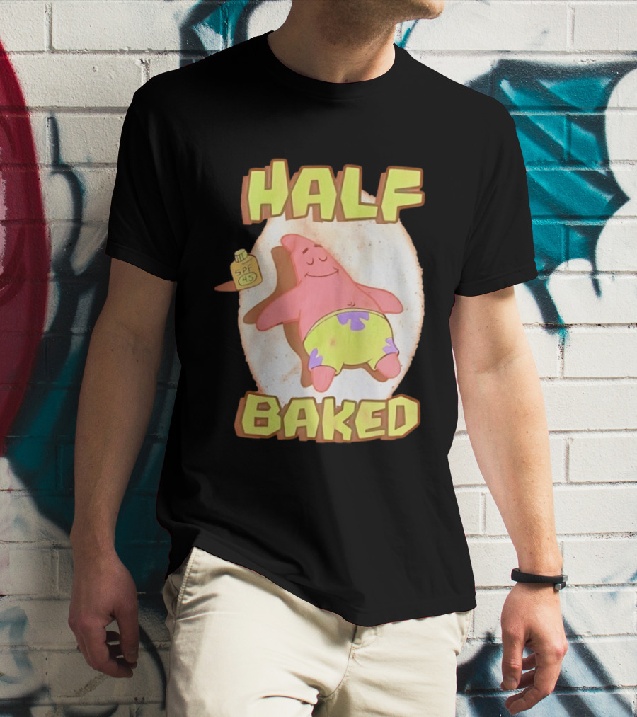 Patrick Star Half Baked SPF 45 Sunscreen Relaxation T-Shirt