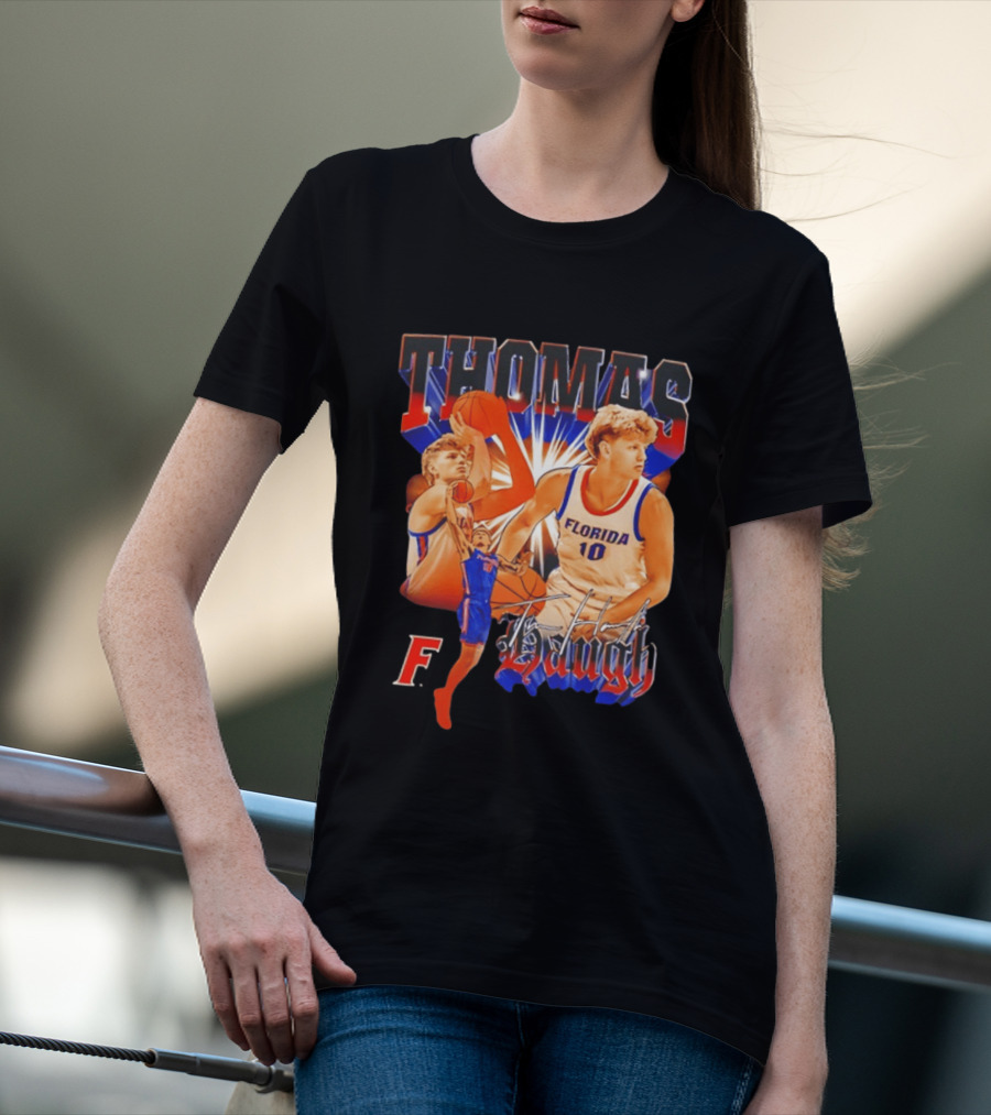 Thomas Haugh Florida Basketball Collage F. 10 T-Shirt