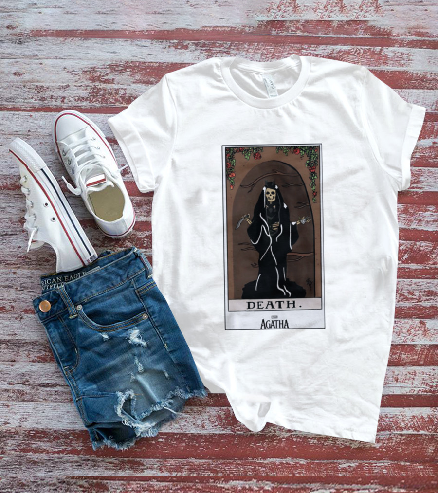 Death Tarot Card Marvel Agatha All Along T-Shirt