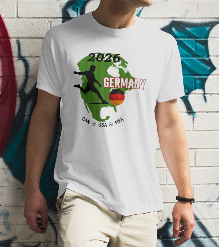 2026 Germany Football CAN USA MEX Soccer World Cup T-Shirt