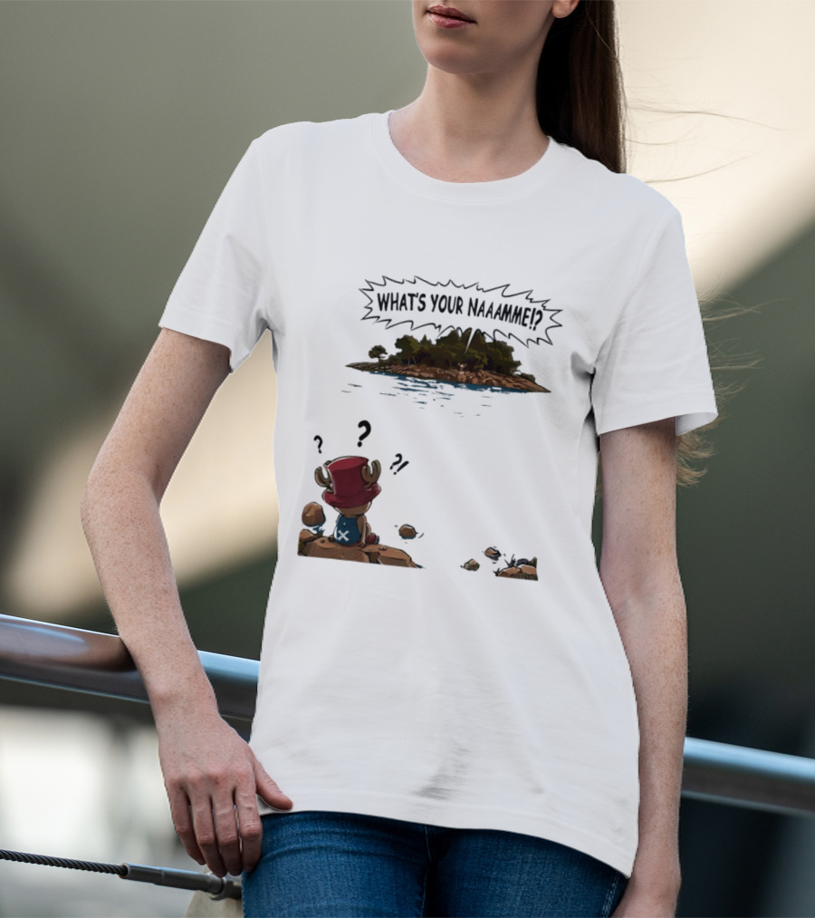 Tony Tony Chopper What's Your Name Island Question Marks T-Shirt